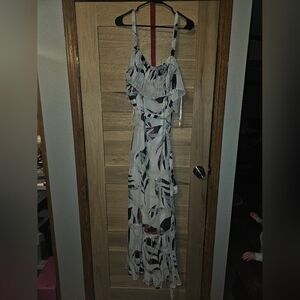 Lane Bryant Black and White Maxi Dress